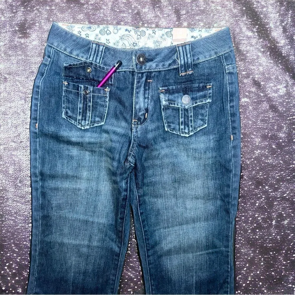 Limited Too l Girls Capri l Simply Low l Flap Pocket Design l Rolled Hem l NWT